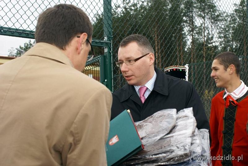 dsc03702.jpg - Wójt i Mariusz Popielarz - Dyrektor Delegatury Urzędu Marszałkowskiego